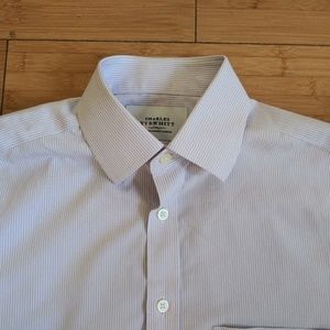 Charles Tyrwhitt Non-Iron Slim Fit Light Purple